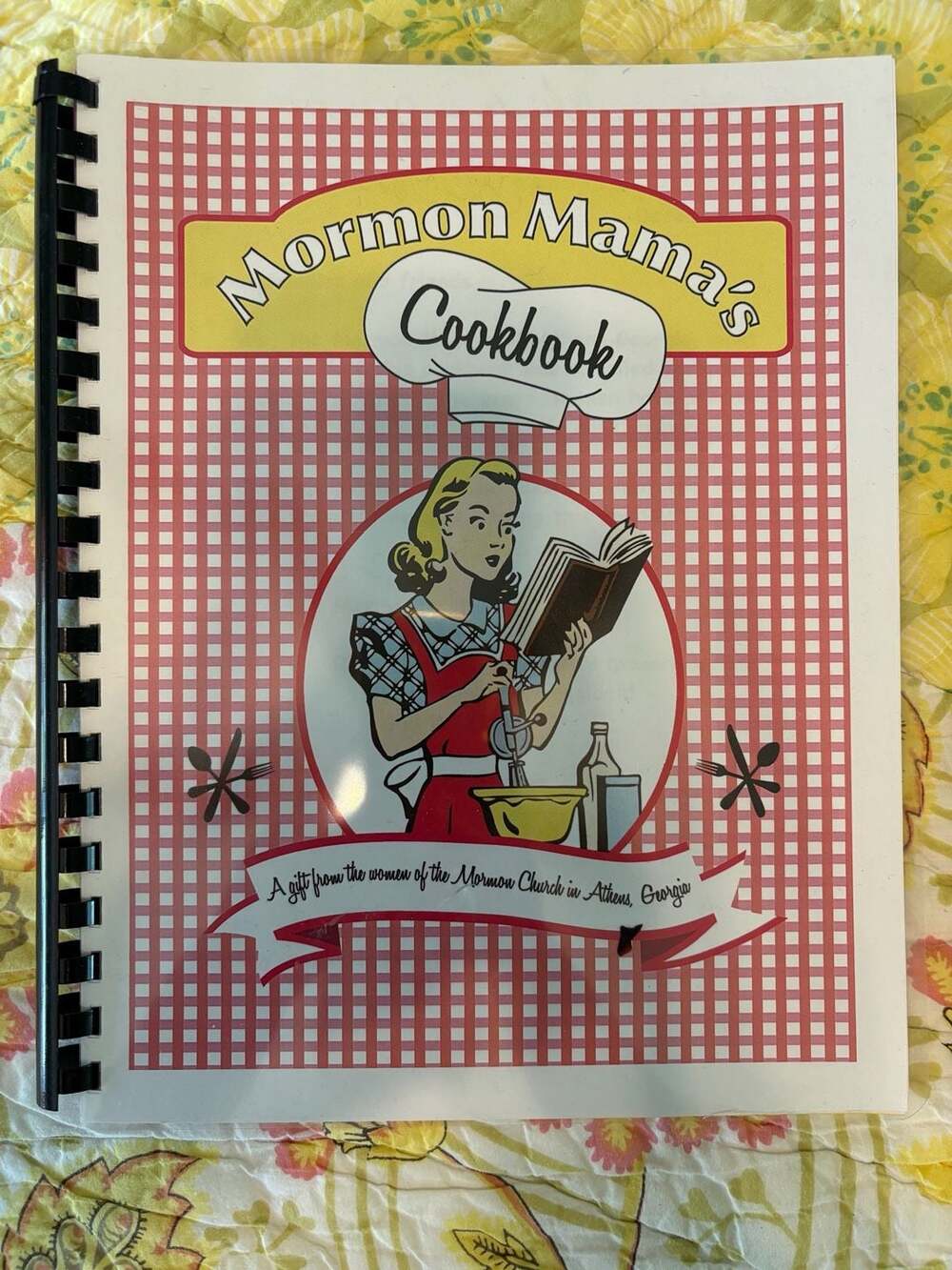NWOT Mormon Mama's Cookbook Spiral Bound Recipe Book Athens, Georgia